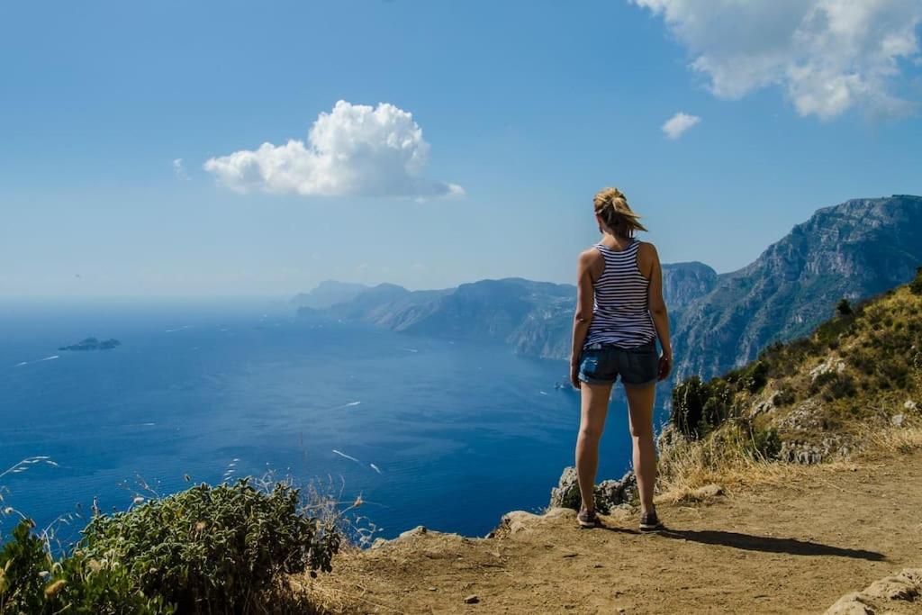 Amalfi Coast, Positano, Sorrento, Capri, Garden, Villa Carcara Colli di Fontanelle Exterior foto